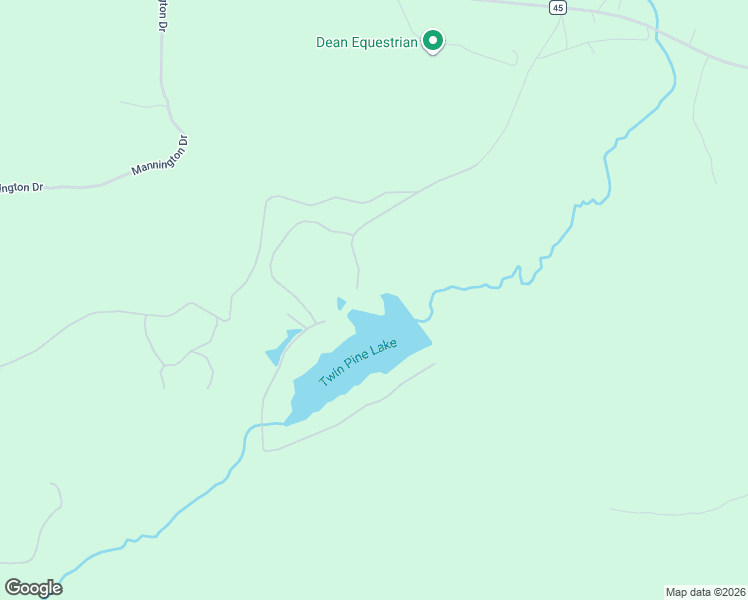 map of restaurants, bars, coffee shops, grocery stores, and more near 116 Twin Pines Road in Sterrett