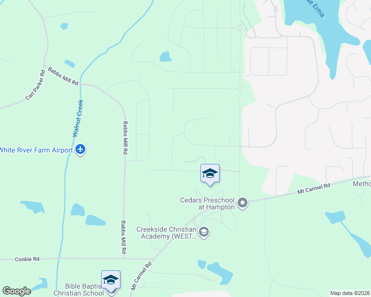map of restaurants, bars, coffee shops, grocery stores, and more near 4047 Rotterdam Pass in Hampton