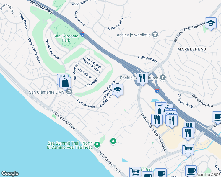 235 Via San Andreas, San Clemente CA Walk Score