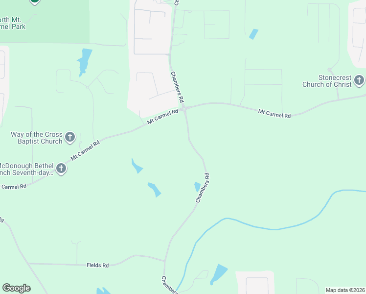 map of restaurants, bars, coffee shops, grocery stores, and more near 955 Chambers Road in McDonough
