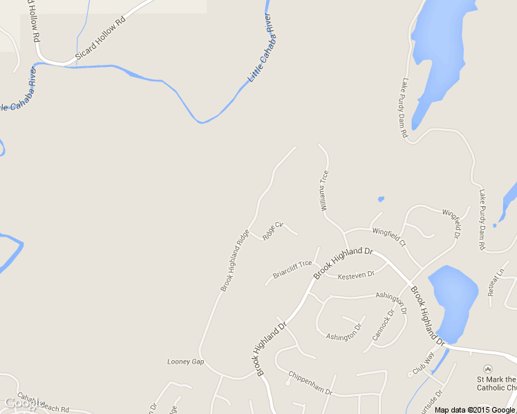 map of restaurants, bars, coffee shops, grocery stores, and more near 2120 Brook Highland Ridge in Birmingham