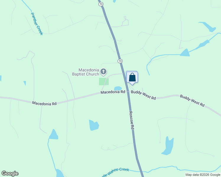 map of restaurants, bars, coffee shops, grocery stores, and more near 1550 Macedonia Road in Newnan