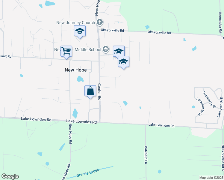 map of restaurants, bars, coffee shops, grocery stores, and more near 290 Center Road in Columbus