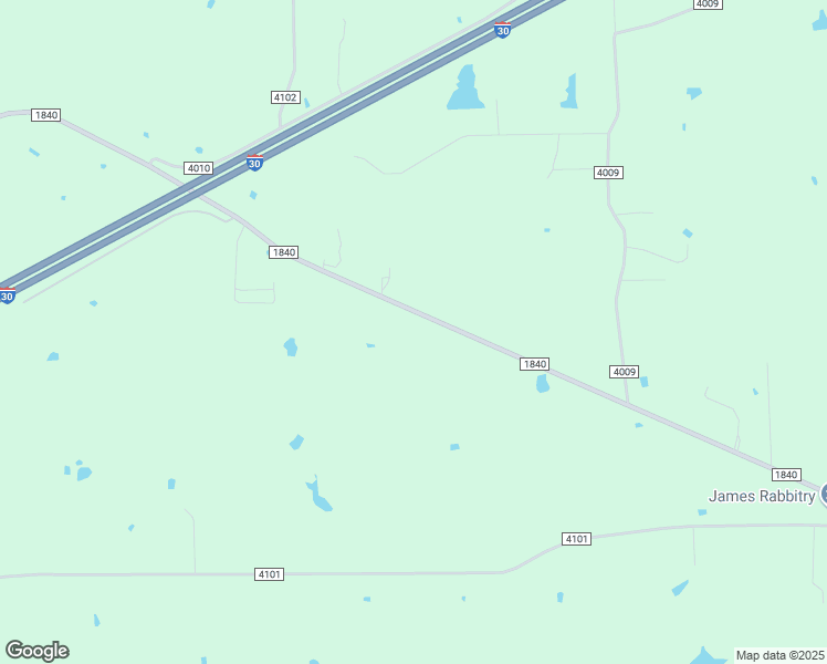 map of restaurants, bars, coffee shops, grocery stores, and more near 4031 Farm to Market Road 1840 in New Boston