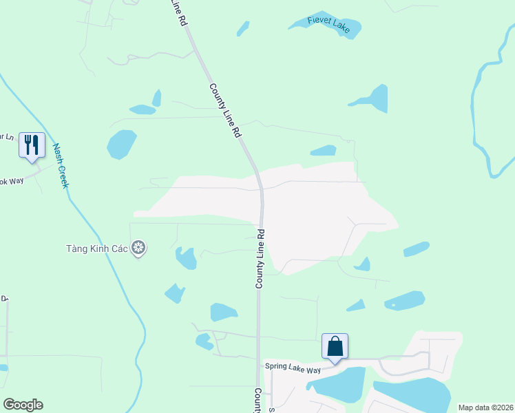 map of restaurants, bars, coffee shops, grocery stores, and more near 313 County Line Road in Fayetteville