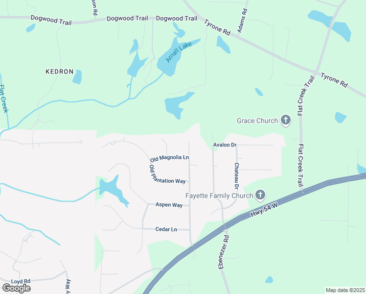 map of restaurants, bars, coffee shops, grocery stores, and more near 110 Old Magnolia Lane in Fayetteville
