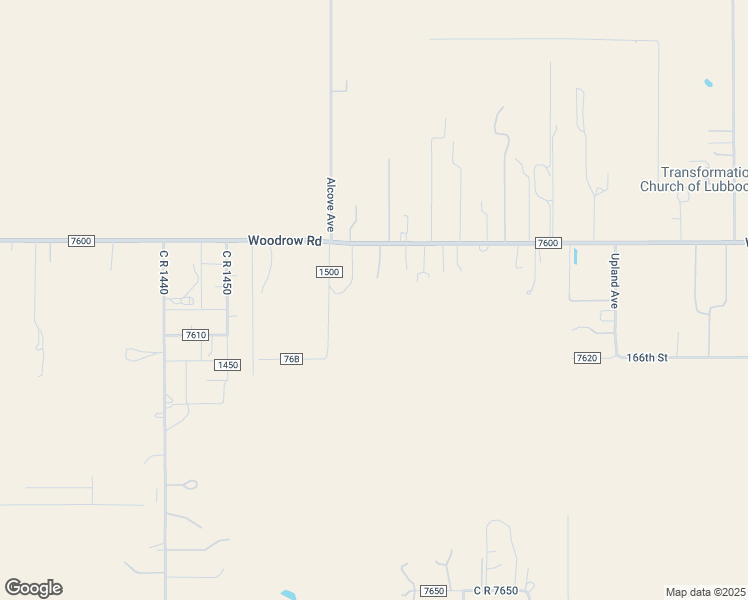 map of restaurants, bars, coffee shops, grocery stores, and more near 7813 Woodrow Road in Wolfforth