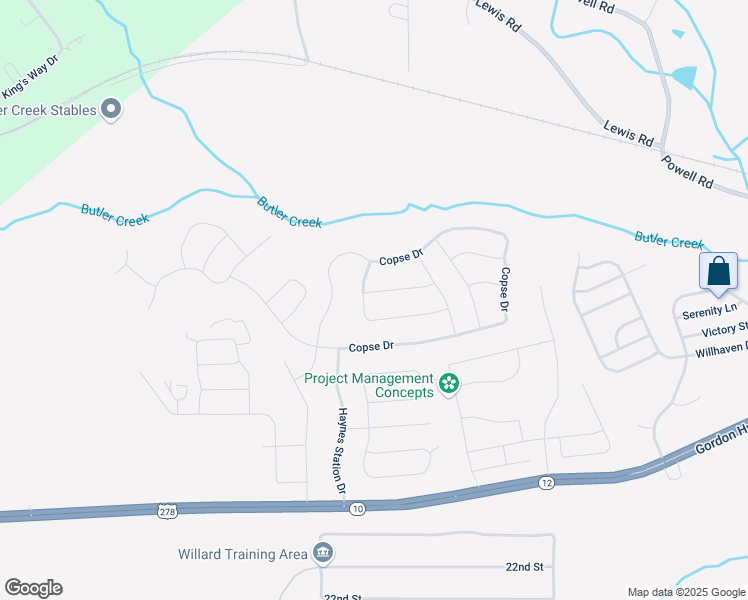 map of restaurants, bars, coffee shops, grocery stores, and more near 8046 Crawley Street in Grovetown