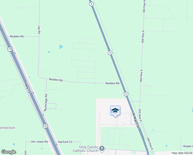 map of restaurants, bars, coffee shops, grocery stores, and more near in Van Alstyne