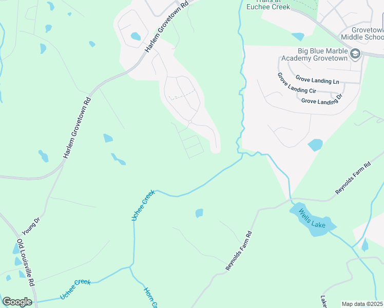 map of restaurants, bars, coffee shops, grocery stores, and more near in Grovetown