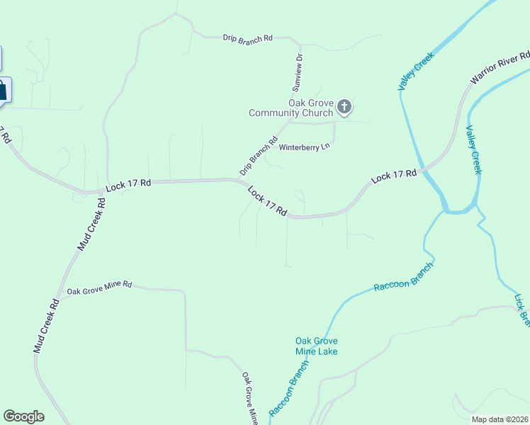 map of restaurants, bars, coffee shops, grocery stores, and more near 2300 Clifton Lane in Bessemer