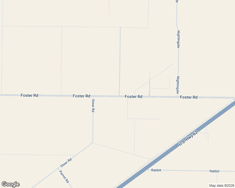 map of restaurants, bars, coffee shops, grocery stores, and more near 6635 Foster Road in Ropesville