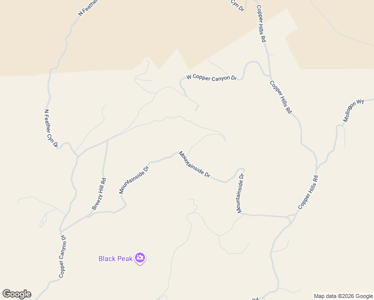 map of restaurants, bars, coffee shops, grocery stores, and more near 974 Mountainside Drive in Globe