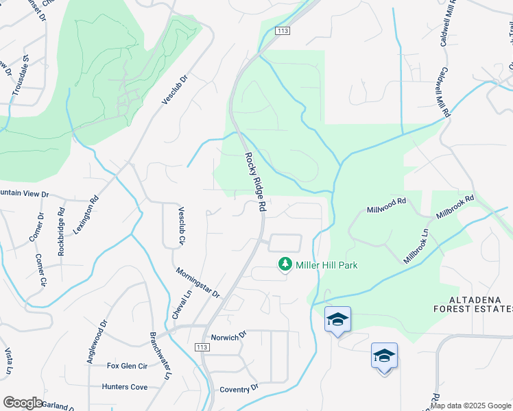 map of restaurants, bars, coffee shops, grocery stores, and more near 1141 Glen Manor Drive in Birmingham