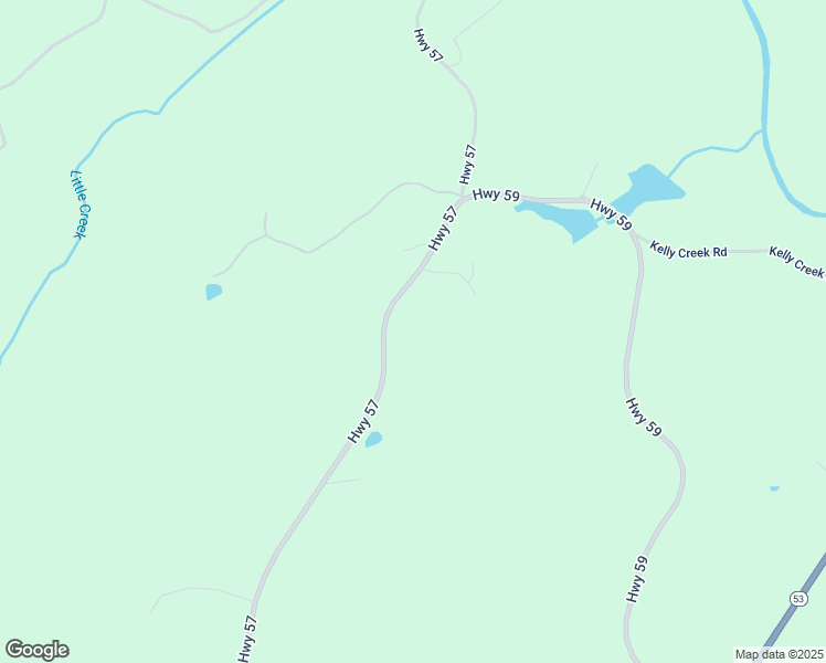 map of restaurants, bars, coffee shops, grocery stores, and more near 1861 Highway 57 in Vincent
