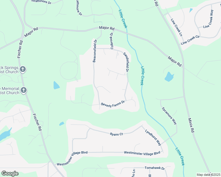 map of restaurants, bars, coffee shops, grocery stores, and more near 74 Birdneck Point in Sharpsburg
