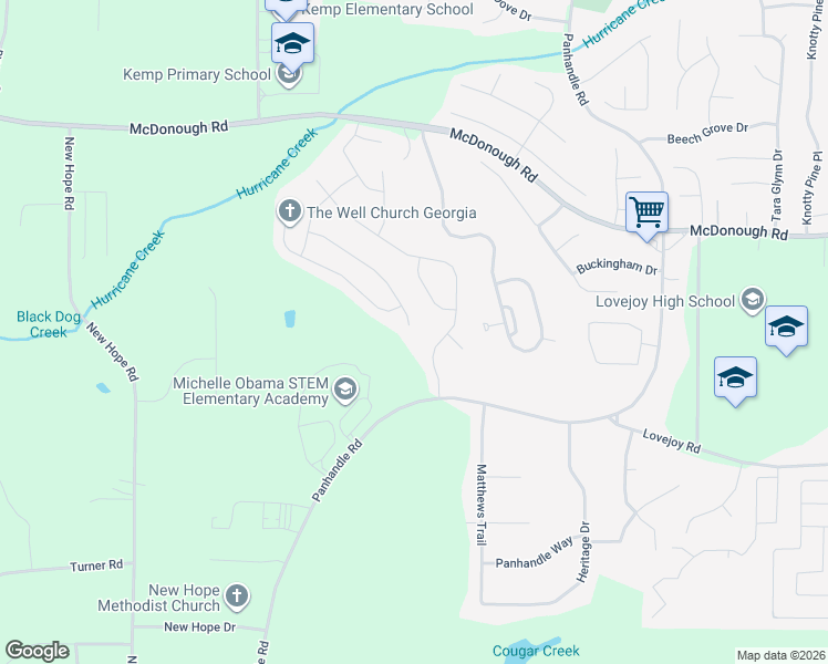 map of restaurants, bars, coffee shops, grocery stores, and more near 1055 Lehavre Court in Hampton