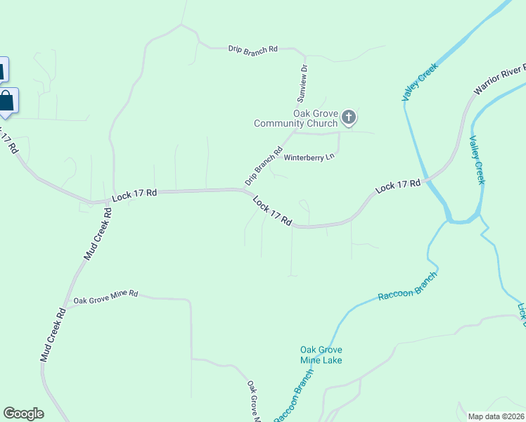 map of restaurants, bars, coffee shops, grocery stores, and more near 2300 Clifton Ln in Bessemer