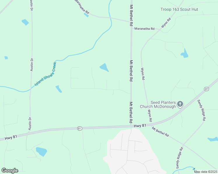 map of restaurants, bars, coffee shops, grocery stores, and more near 700 Graces Court in McDonough