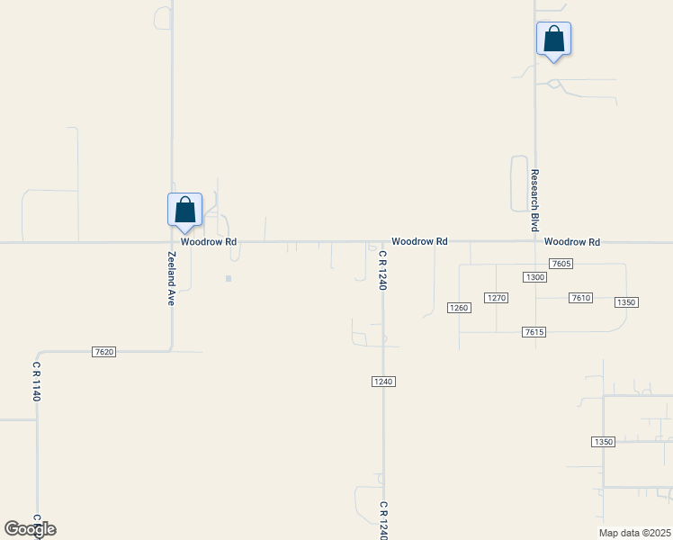 map of restaurants, bars, coffee shops, grocery stores, and more near 9925 Woodrow Road in Ropesville
