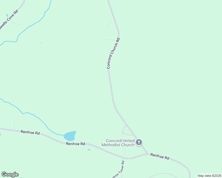 map of restaurants, bars, coffee shops, grocery stores, and more near 636 Concord Church Road in Talladega