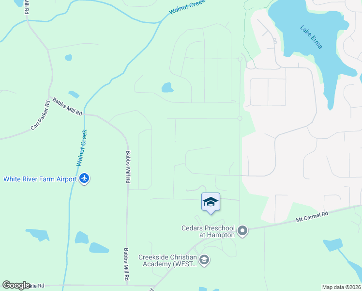 map of restaurants, bars, coffee shops, grocery stores, and more near 4054 Rotterdam Pass in Hampton
