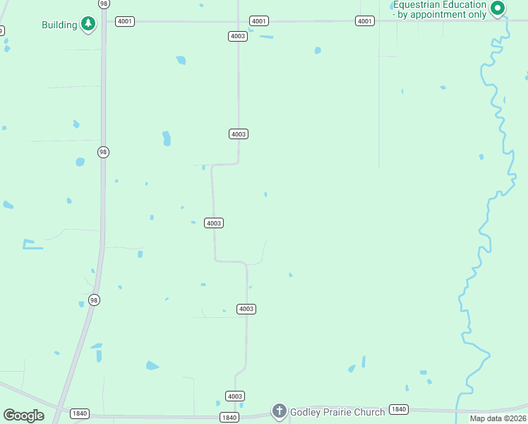 map of restaurants, bars, coffee shops, grocery stores, and more near 2059 County Road 4003 in New Boston