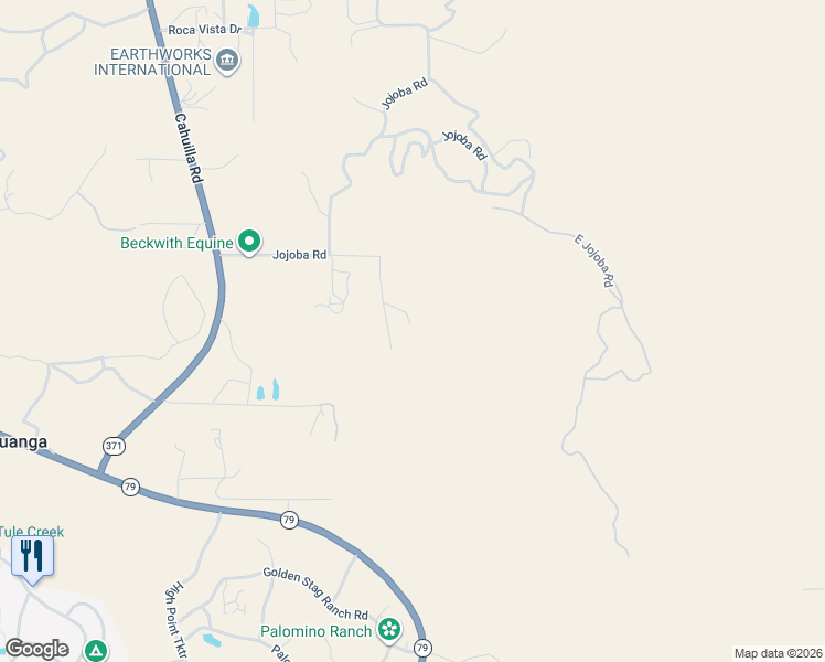 map of restaurants, bars, coffee shops, grocery stores, and more near 46710 Diaz Way in Aguanga
