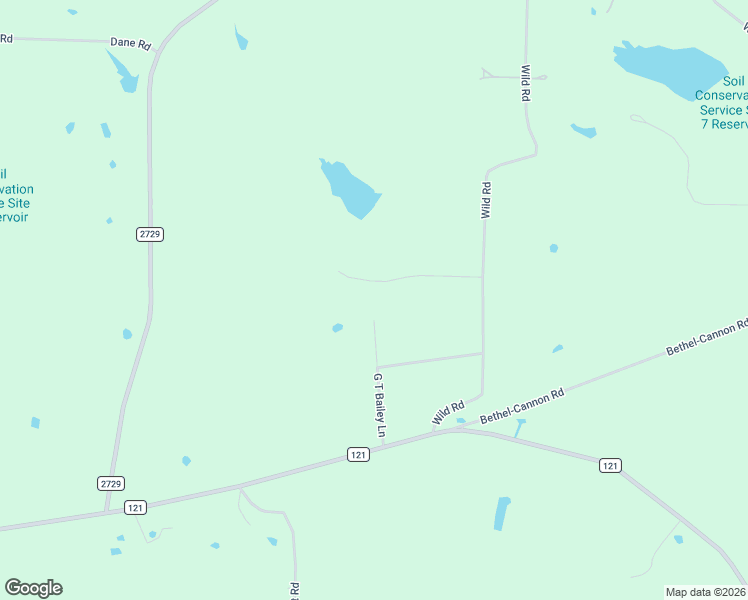 map of restaurants, bars, coffee shops, grocery stores, and more near 265 Dancing Meadows in Van Alstyne