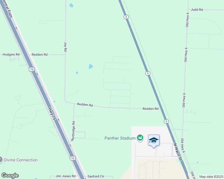 map of restaurants, bars, coffee shops, grocery stores, and more near in Van Alstyne