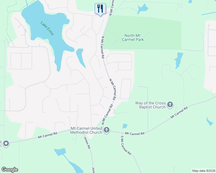 map of restaurants, bars, coffee shops, grocery stores, and more near 1401 Rainey Way in Hampton