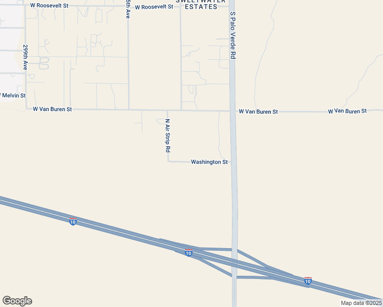 map of restaurants, bars, coffee shops, grocery stores, and more near 29224 Washington Street in Buckeye