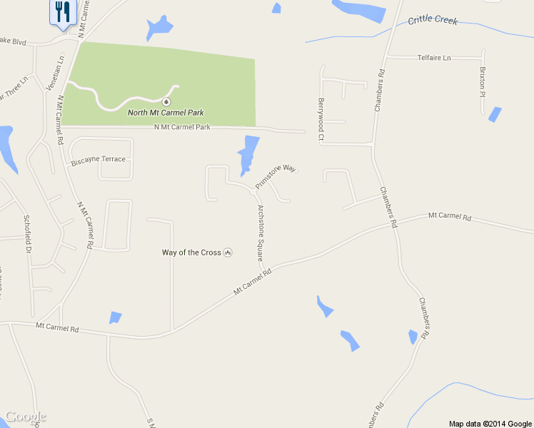 map of restaurants, bars, coffee shops, grocery stores, and more near 124 Archstone Square in McDonough