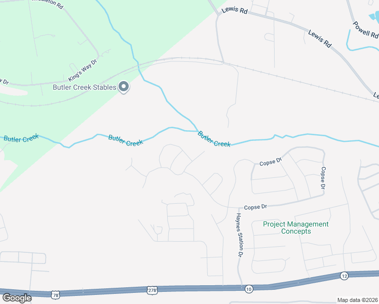 map of restaurants, bars, coffee shops, grocery stores, and more near 604 Lampart Drive in Augusta