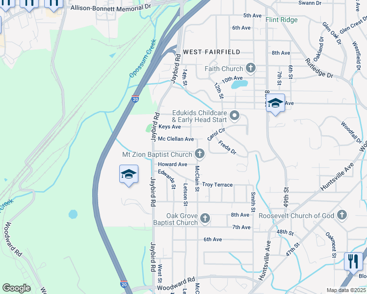 map of restaurants, bars, coffee shops, grocery stores, and more near 3820 Morgan Avenue in Brighton