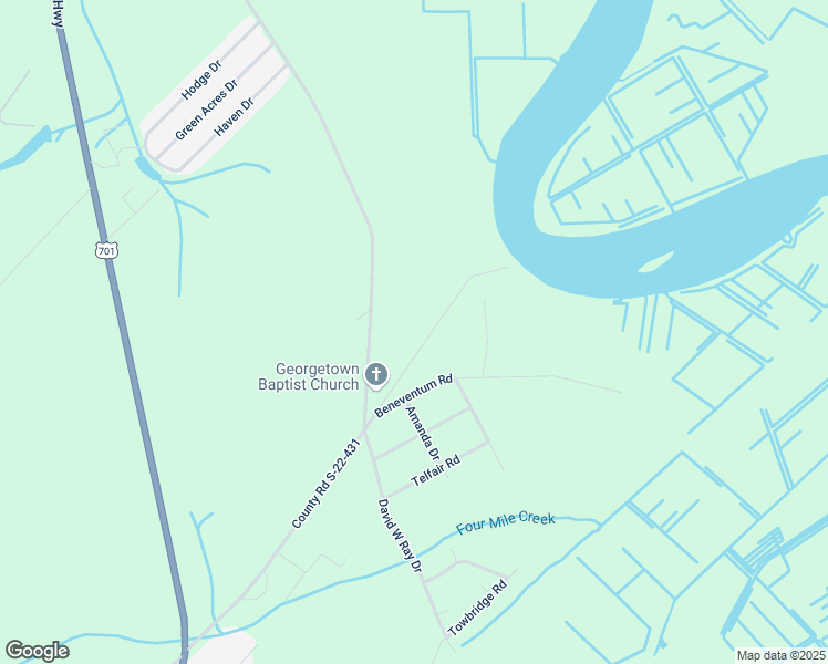 map of restaurants, bars, coffee shops, grocery stores, and more near 1783 Pringle Ferry Road in Georgetown
