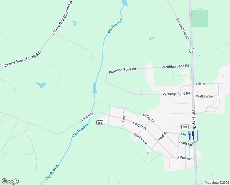 map of restaurants, bars, coffee shops, grocery stores, and more near 678 Partridge Bend Road in Aiken