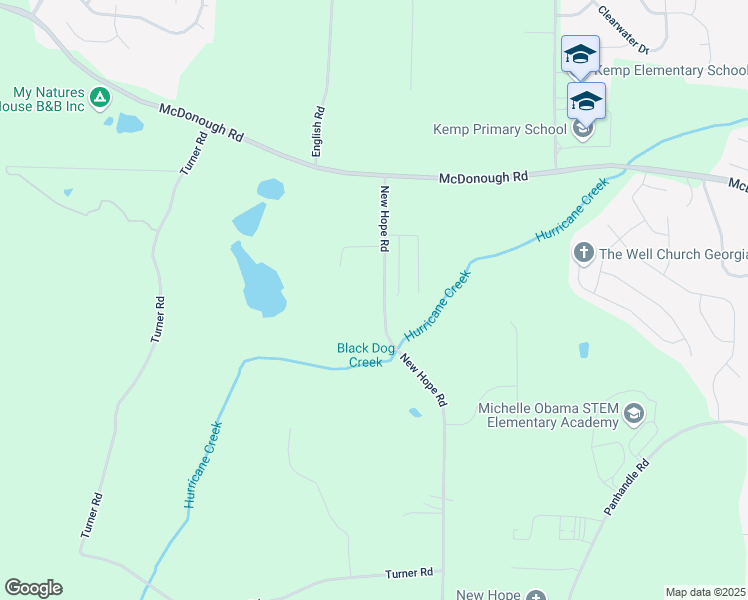 map of restaurants, bars, coffee shops, grocery stores, and more near 11253 New Hope Road in Hampton