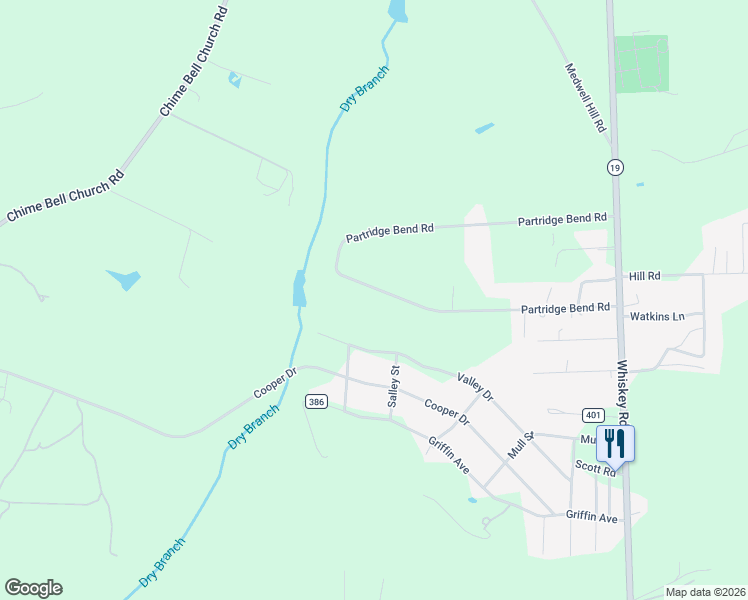 map of restaurants, bars, coffee shops, grocery stores, and more near 678 Partridge Bend Road in Aiken