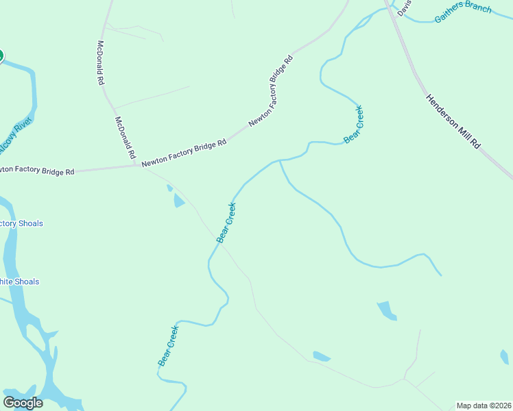 map of restaurants, bars, coffee shops, grocery stores, and more near 1503 McDonald Road in Covington