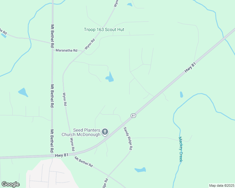 map of restaurants, bars, coffee shops, grocery stores, and more near 1027 Macarthur Court in McDonough