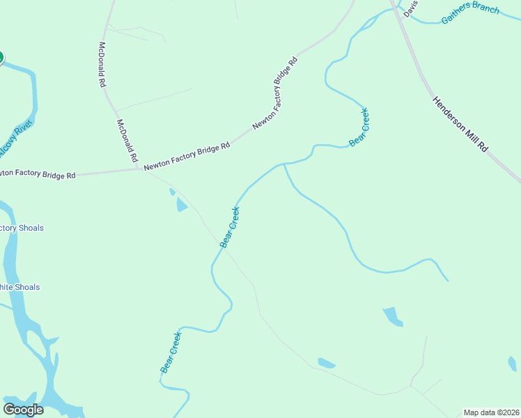 map of restaurants, bars, coffee shops, grocery stores, and more near 1503 McDonald Road in Covington