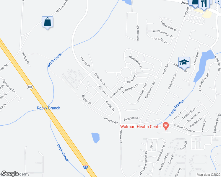 map of restaurants, bars, coffee shops, grocery stores, and more near 1209 Ithaca Drive in McDonough