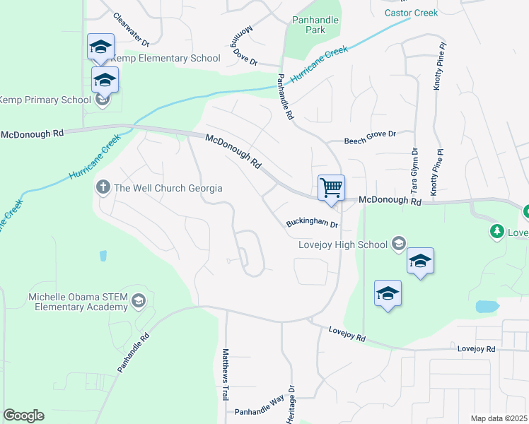 map of restaurants, bars, coffee shops, grocery stores, and more near 11275 Chelsea Lane in Hampton
