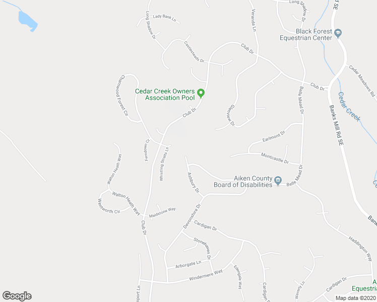 map of restaurants, bars, coffee shops, grocery stores, and more near 620 Ashbury Dr in Aiken