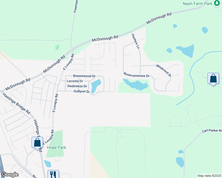 map of restaurants, bars, coffee shops, grocery stores, and more near 263 Gulfport Court in Hampton