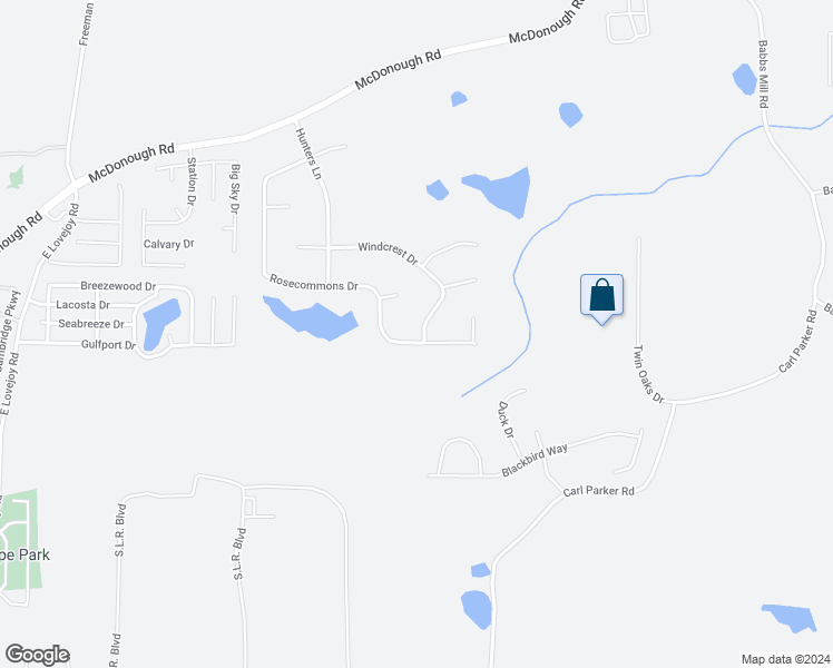 map of restaurants, bars, coffee shops, grocery stores, and more near 2965 Windcrest Drive in Hampton