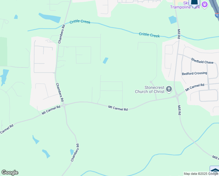 map of restaurants, bars, coffee shops, grocery stores, and more near 221 Begonia Way in McDonough