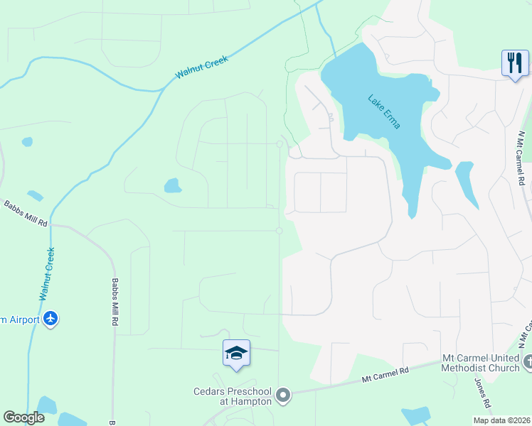 map of restaurants, bars, coffee shops, grocery stores, and more near 301 Amsterdam Way in Hampton