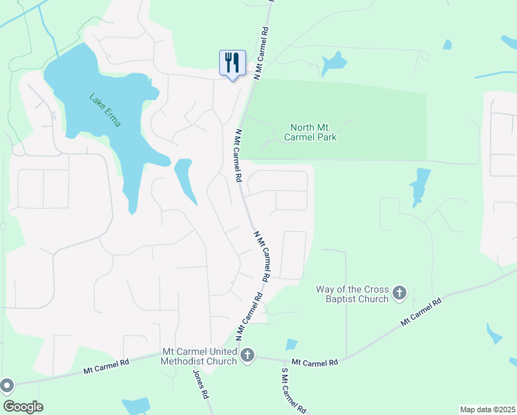 map of restaurants, bars, coffee shops, grocery stores, and more near 395 Bandelier Circle in Hampton